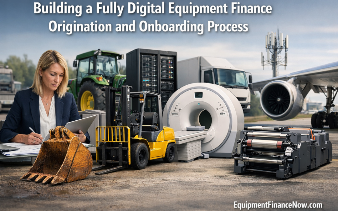 Building a Fully Digital Equipment Finance Origination and Onboarding Process
