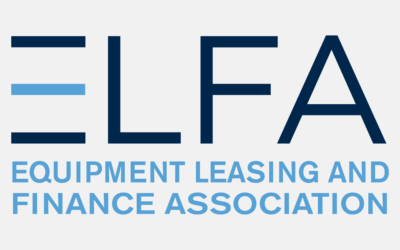 ELFA: Equipment Finance Industry Confidence At 11-Month High